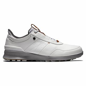 Scarpe Golf Footjoy Uomo Stratos Spikeless Bianche Italia PMK608471